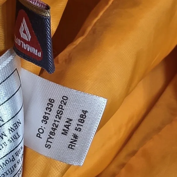 PATAGONIA Men's Sz Medium Nano Puff Puffer Jacket Bright Orange Primaloft 84212 - Picture 4 of 10
